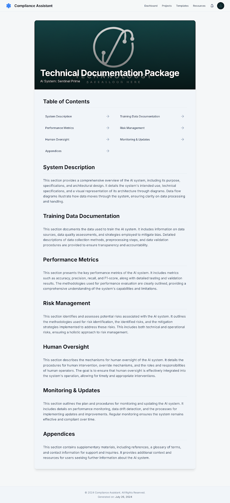Documentation Generation